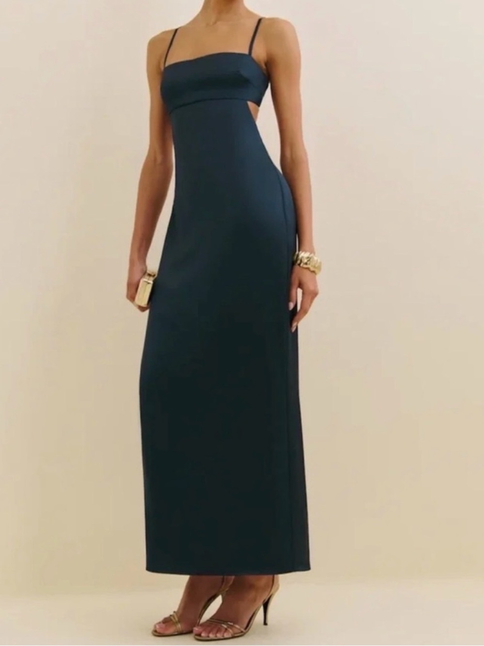 Reformation Jane Satin Dress